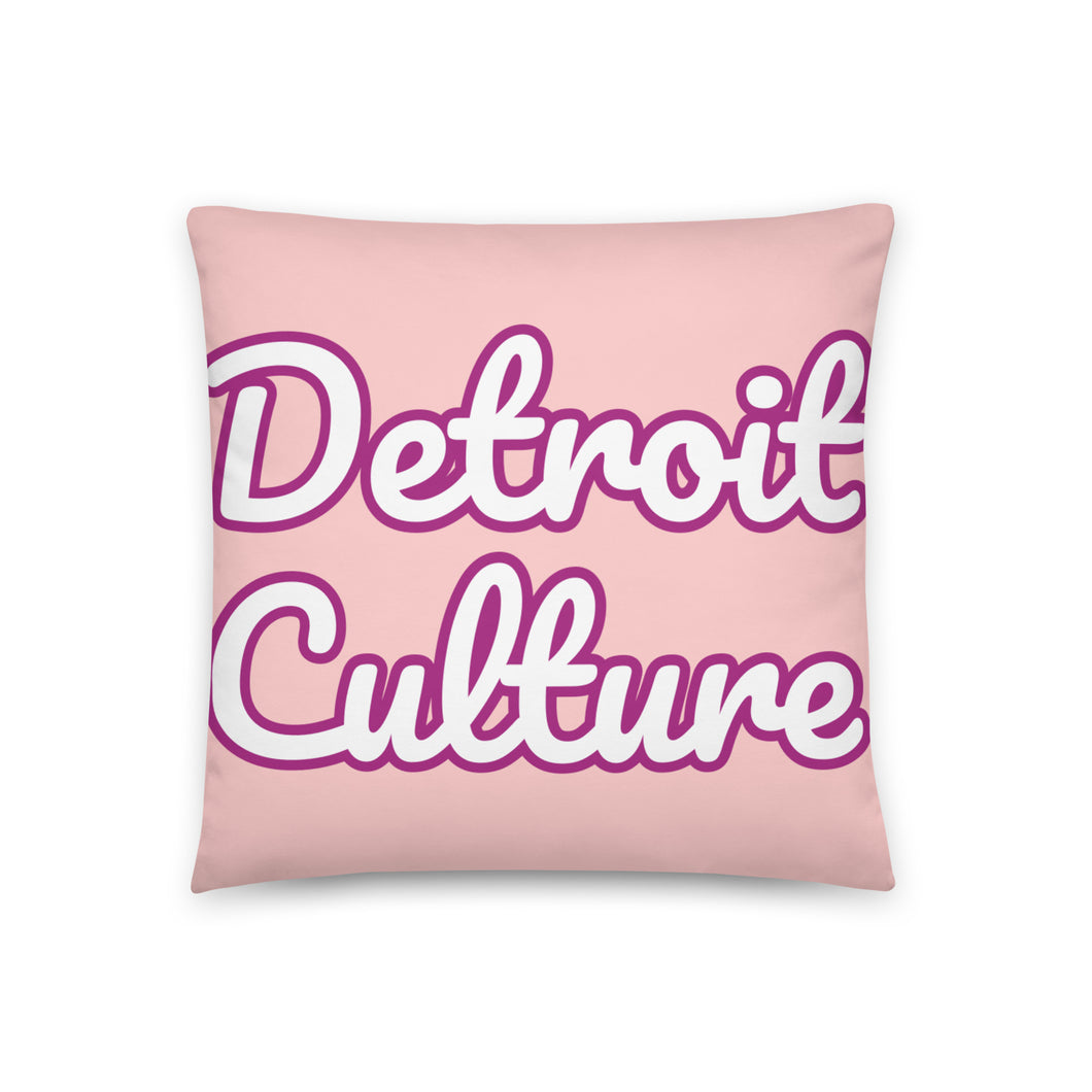 Detroit Culture Sec Pillow