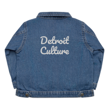 Load image into Gallery viewer, Detroit Culture Kids Denim Jacket
