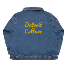 Load image into Gallery viewer, Detroit Culture Kids Denim Jacket
