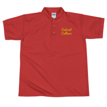 Load image into Gallery viewer, Detroit Culture Stitched Heart Polo Shirt
