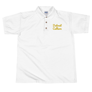 Detroit Culture Stitched Heart Polo Shirt