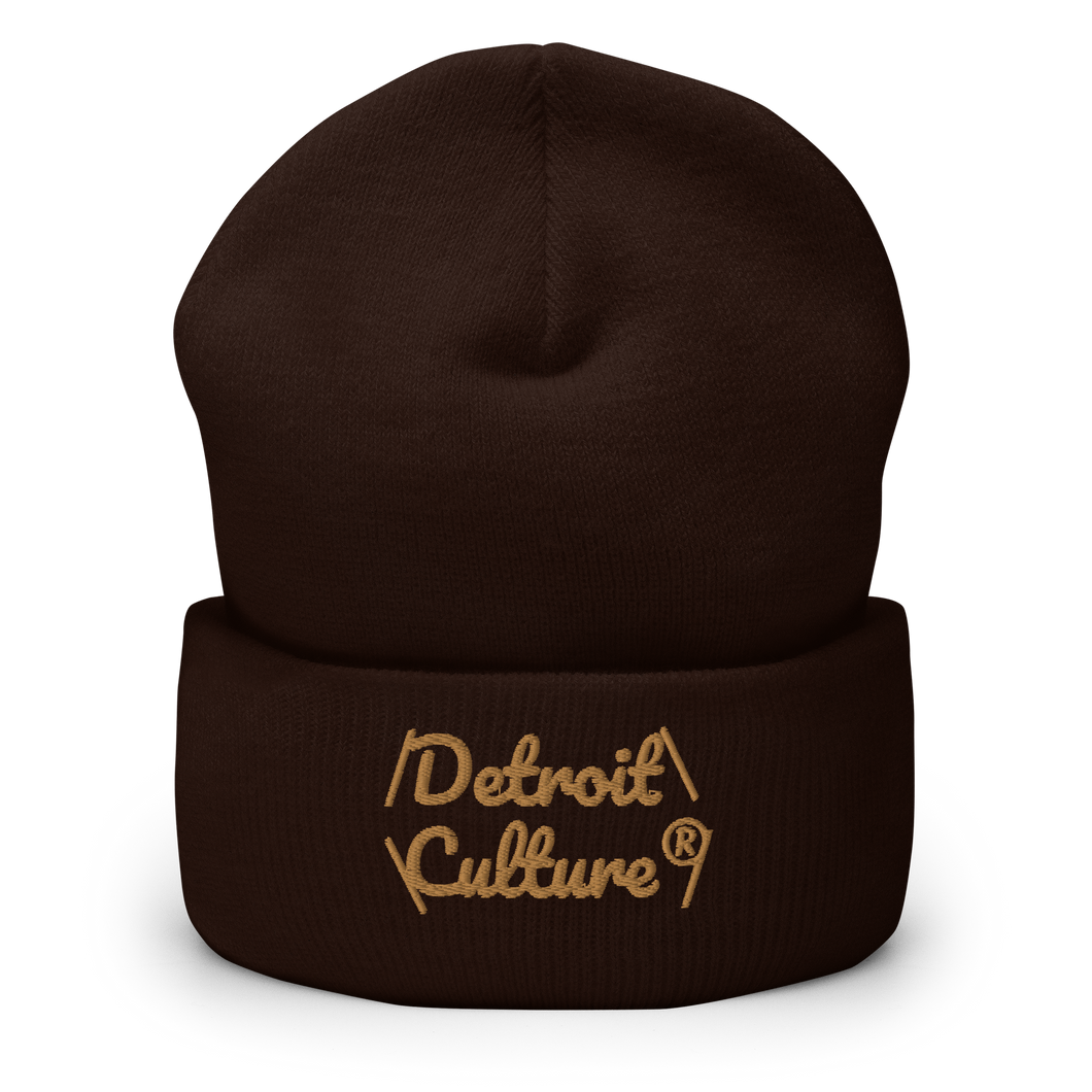 Detroit Culture Knitted Hat