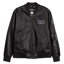 Load image into Gallery viewer, Detroit Culture Leather Style Bomb Jacket
