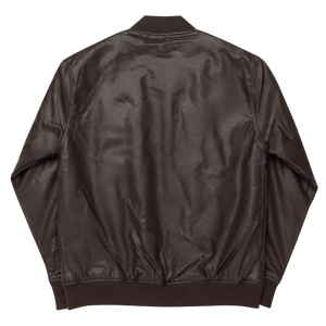 Detroit Culture Leather Style Bomb Jacket