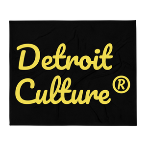 Detroit Culture Blanket Throw