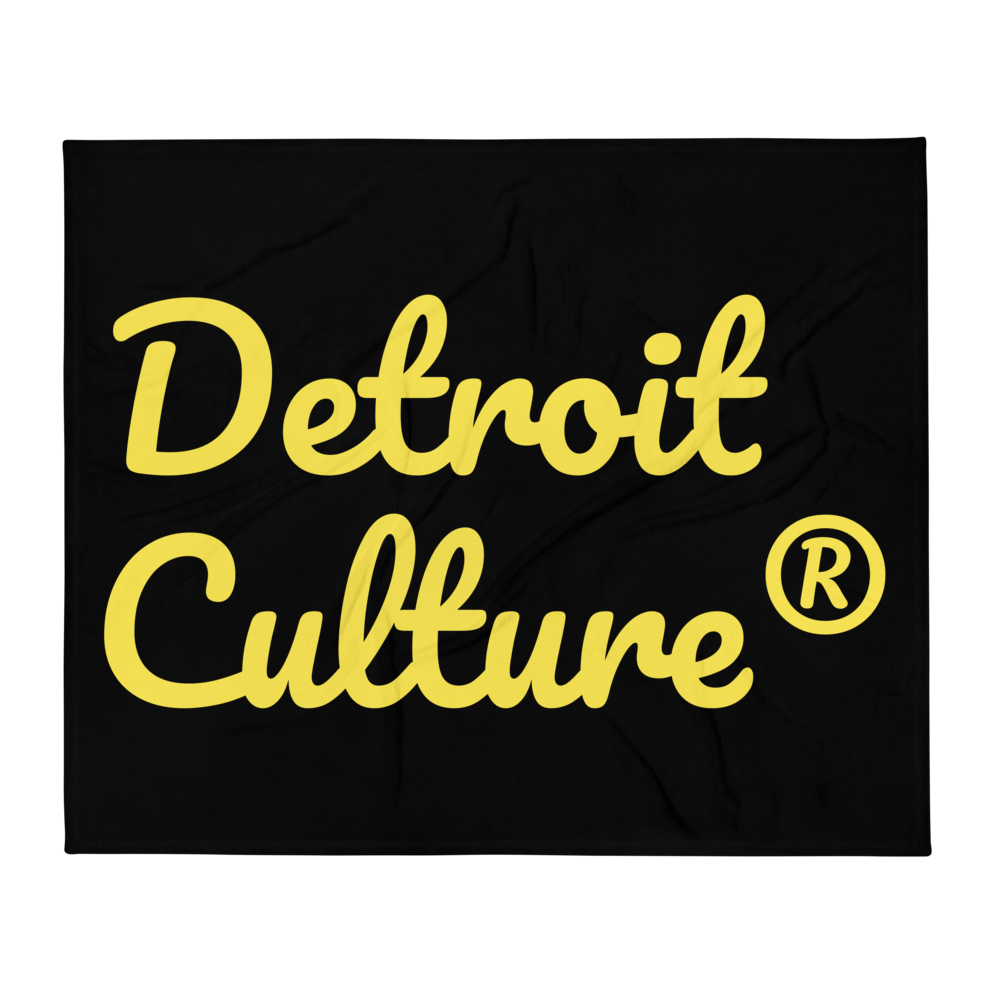 Detroit Culture Blanket Throw