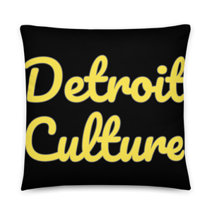 Detroit Culture Big Pillow