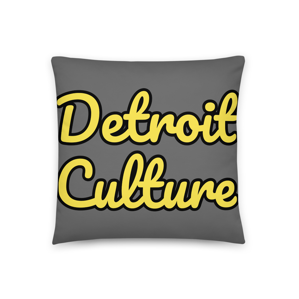 Detroit Culture Sec Pillow