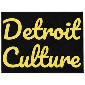 Detroit Culture large Blanket