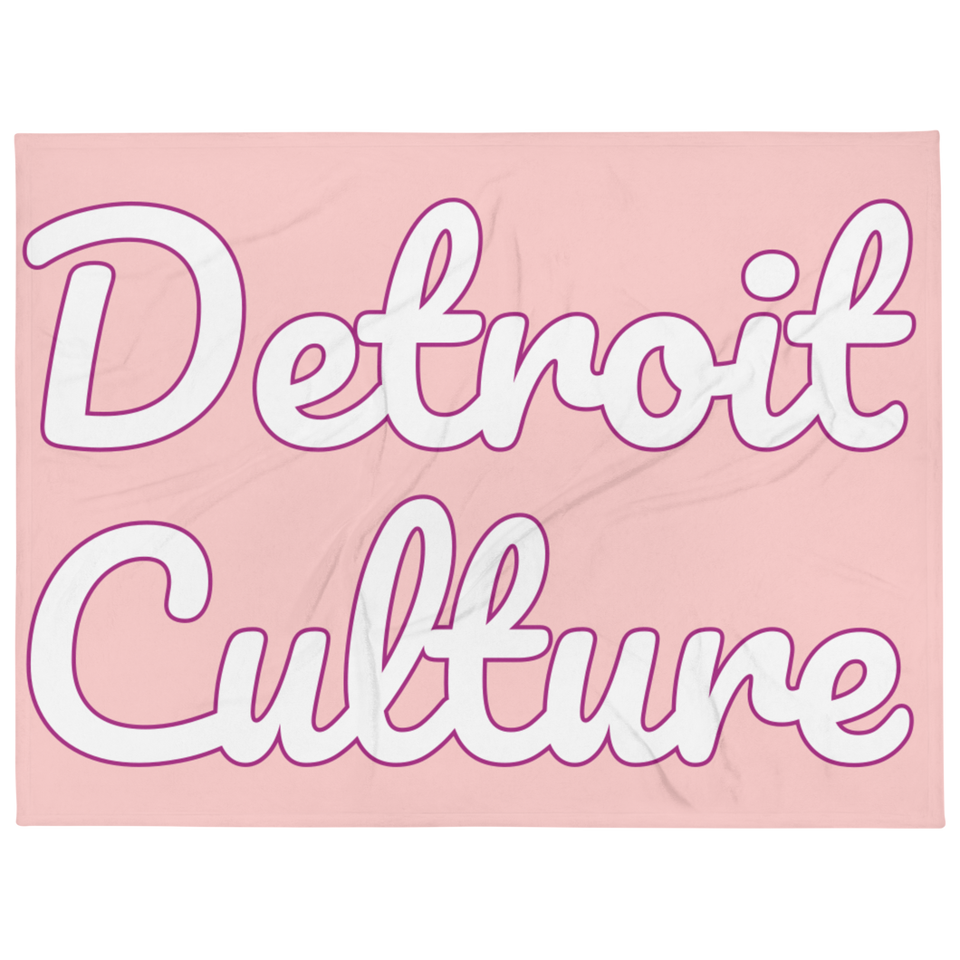 Detroit Culture large Blanket