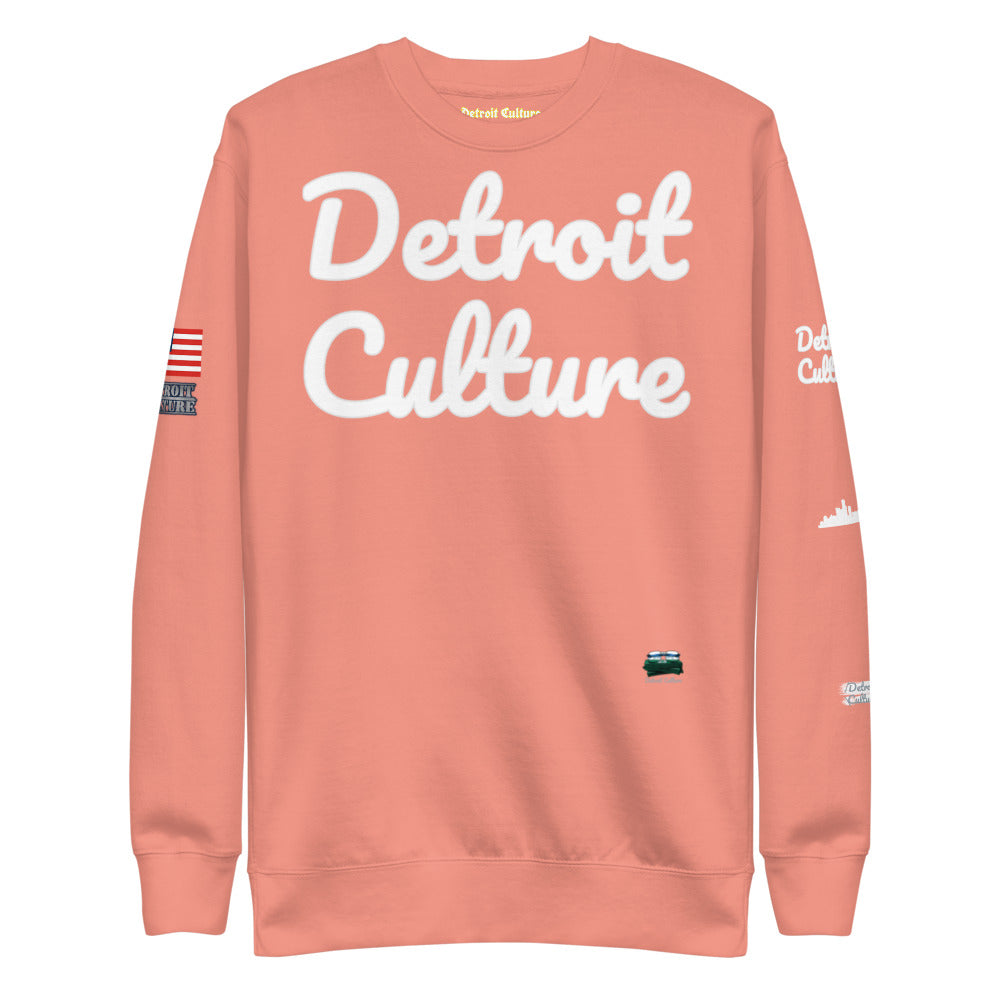 Detroit Culture Back Sle Sweater