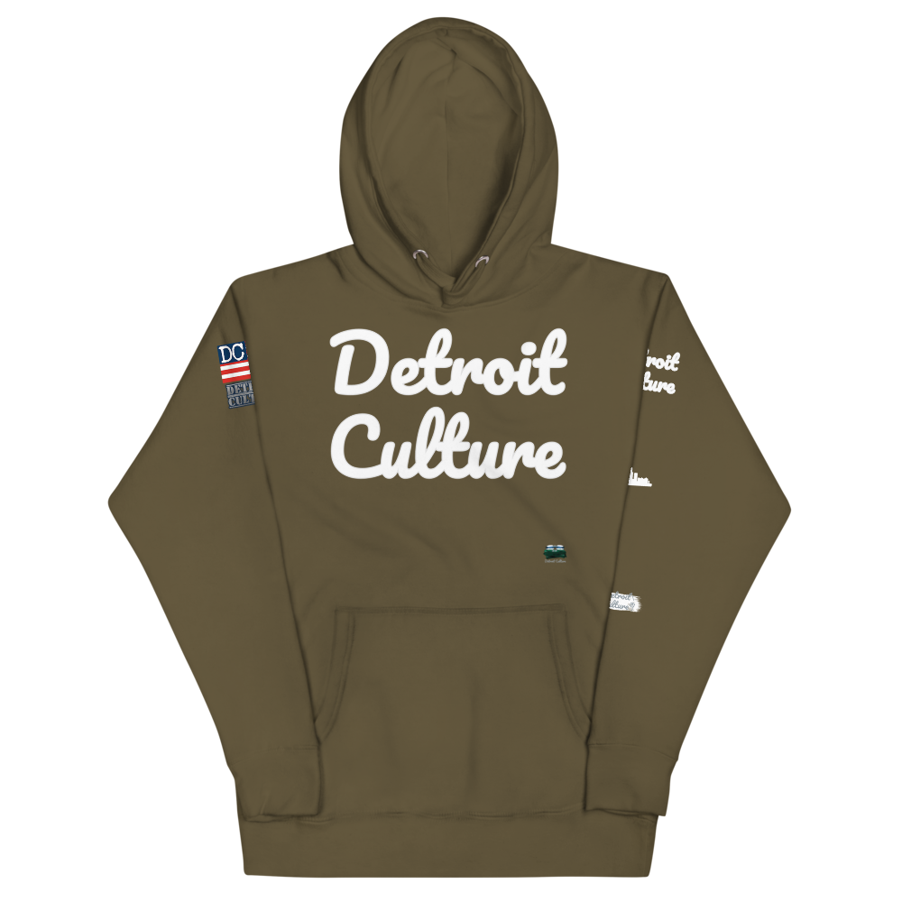 Detroit Culture Back Sle Hoodie