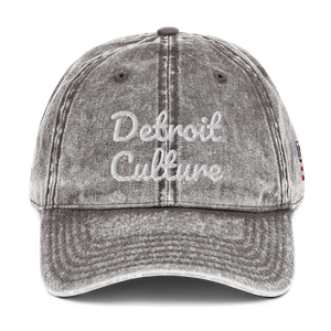 Detroit Culture Stone Wash Stitched Hat