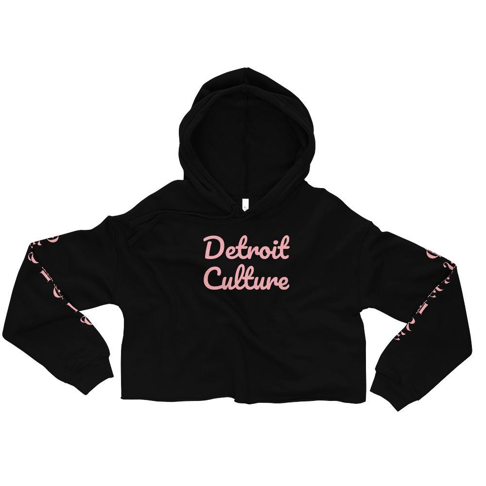 Detroit Culture Crop Top Hoody